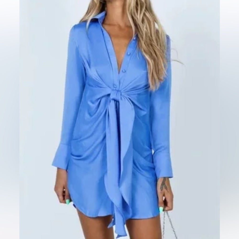 Princess Polly - Ciara Mini Dress (blue)